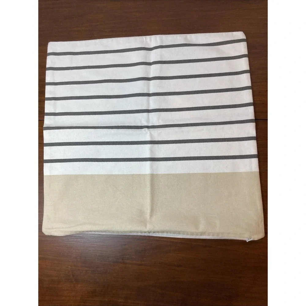 Lot of 3 Zip Pillow Covers 17.5 X 17.5